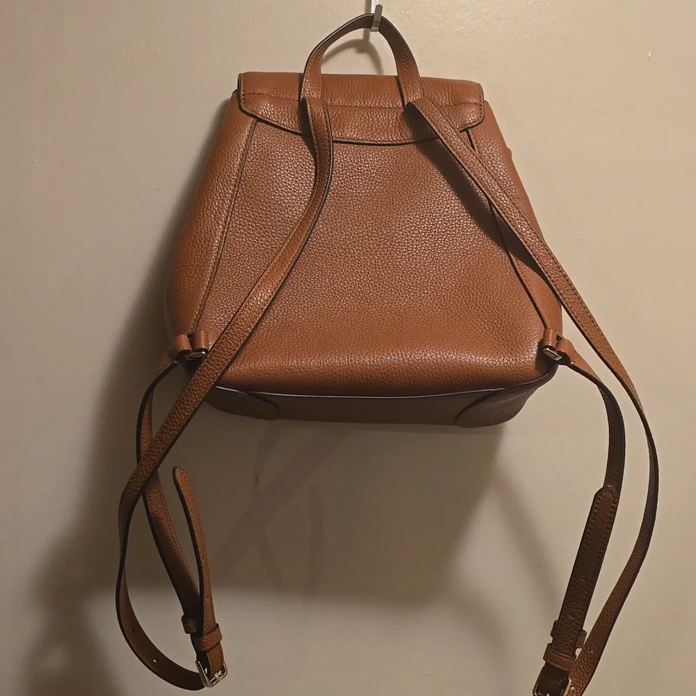 Kate Spade Brown Leather Backpack - Picture 3 of 3
